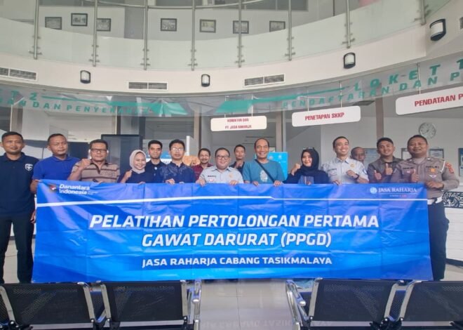 Tingkatkan Golden Hour Penyelamatan Korban Kecelakaan, Jasa Raharja dan Tim Pembina Samsat Kota Banjar Gelar Pelatihan PPGD