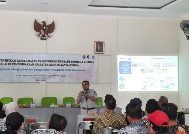 Jasa Raharja Bersama Stakeholders Gelar Kampanye Keselamatan Transportasi di Kecamatan Brebes untuk Mendorong Budaya Tertib Lalu Lintas
