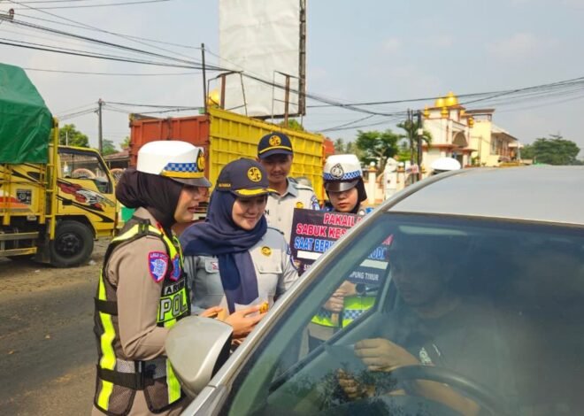 Operasi Gabungan di Lampung Timur, Jasa Raharja dan Mitra Samsat Sosialisasikan Program Keringanan Pajak