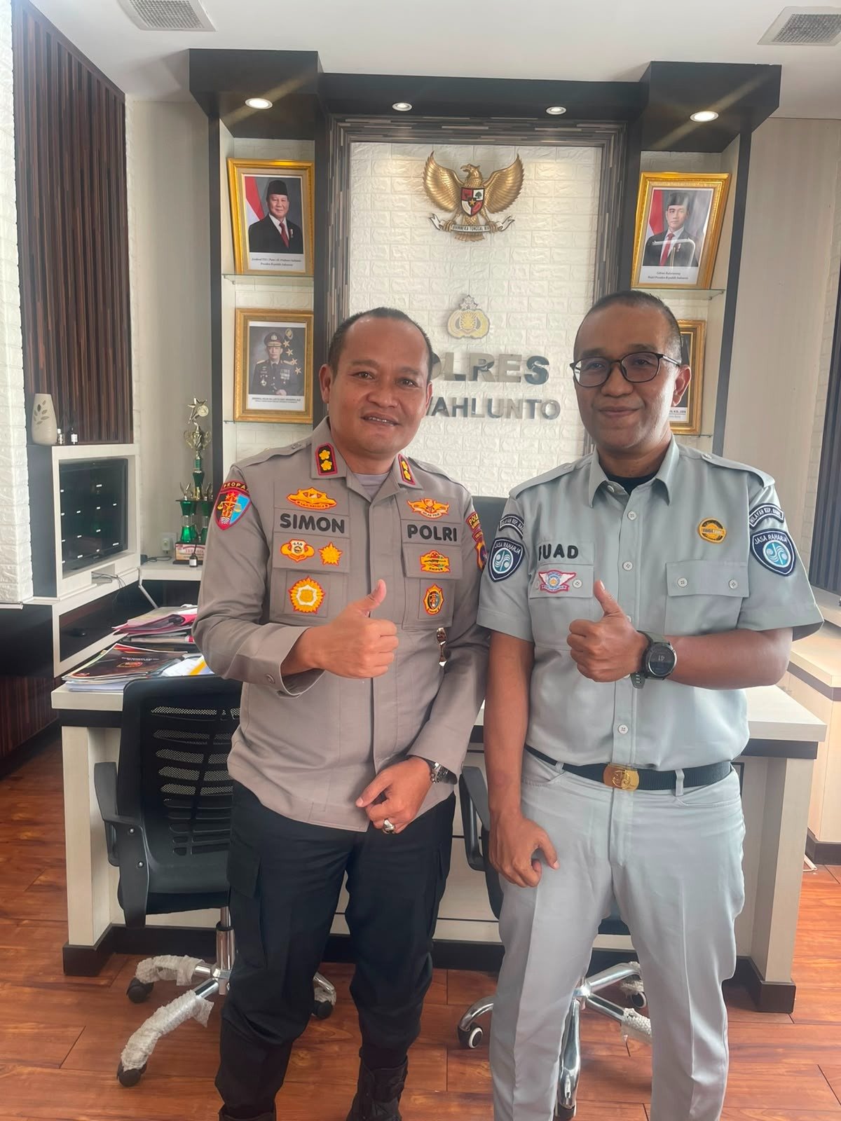 Jasa Raharja Sumbar Perkuat Sinergi dengan Polres Sawahlunto Melalui Kunjungan Koordinasi