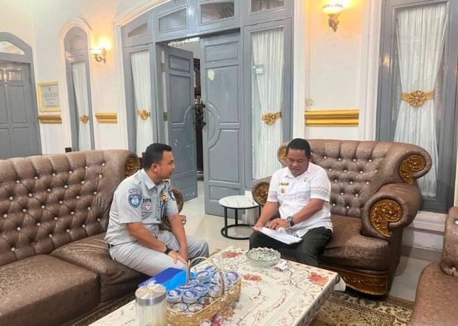 Jasa Raharja Rantauprapat Audiensi dengan Wakil Bupati Labuhanbatu Bahas Peningkatan Kepatuhan Pembayaran Pajak Kendaraan Bermotor