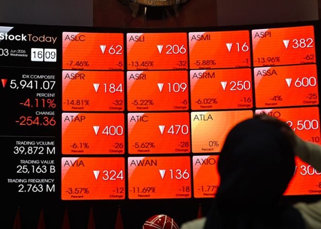 Pasar Saham Indonesia Dibuka di Zona Merah, IHSG Terkoreksi ke 5.801
