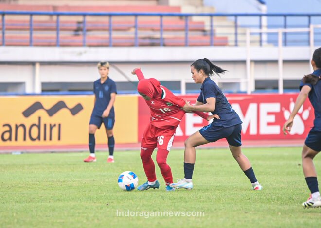 Garuda Pertiwi Gagal Menang, Indonesia Ditahan Kamboja 1-1 di Bandung