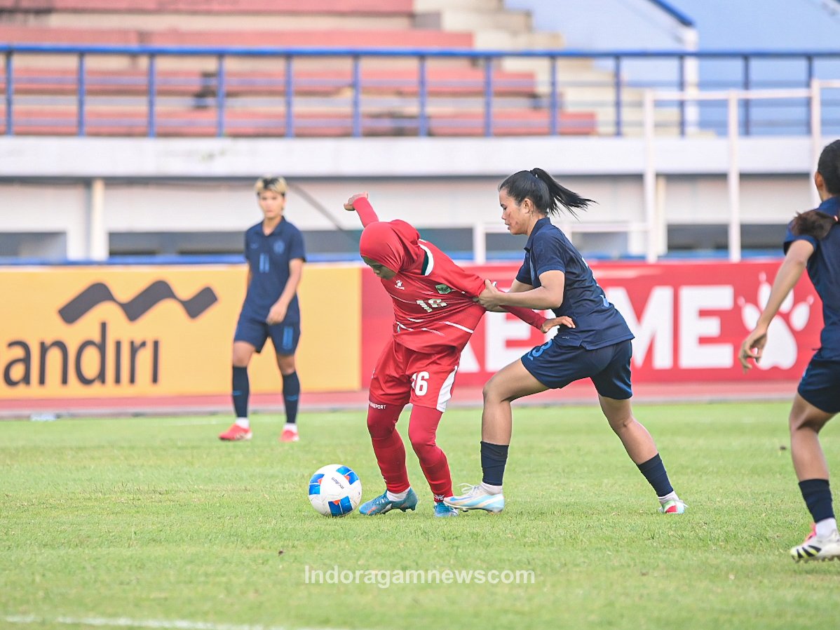 Garuda Pertiwi Gagal Menang, Indonesia Ditahan Kamboja 1-1 di Bandung