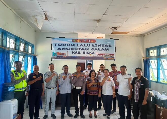 Dinas Perhubungan bersama Kepolisian dan Jasa Raharja Kabupaten Sikka Gelar Rapat Bahas Persiapan Pembentukan Forum Lalu Lintas Angkutan Jalan Tahun 2026