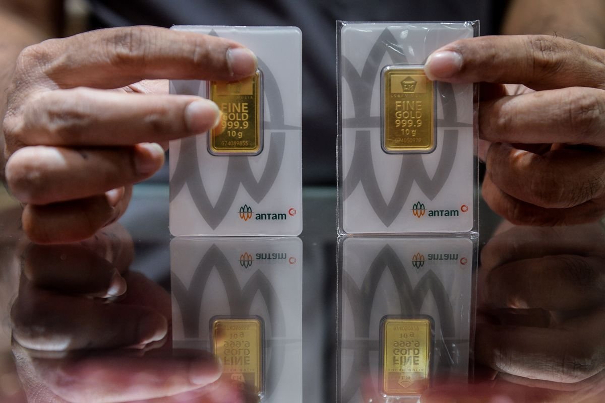 Harga Emas Antam Menguat di Akhir Pekan, Berikut Daftar Lengkap Pecahannya