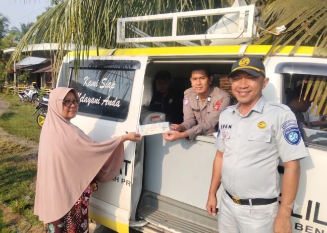 Grebek Pajak Hadir di Pasar Rabu Lubuk Gilang, Jasa Raharja dan Tim Pembina Samsat Dekatkan Layanan kepada Masyarakat