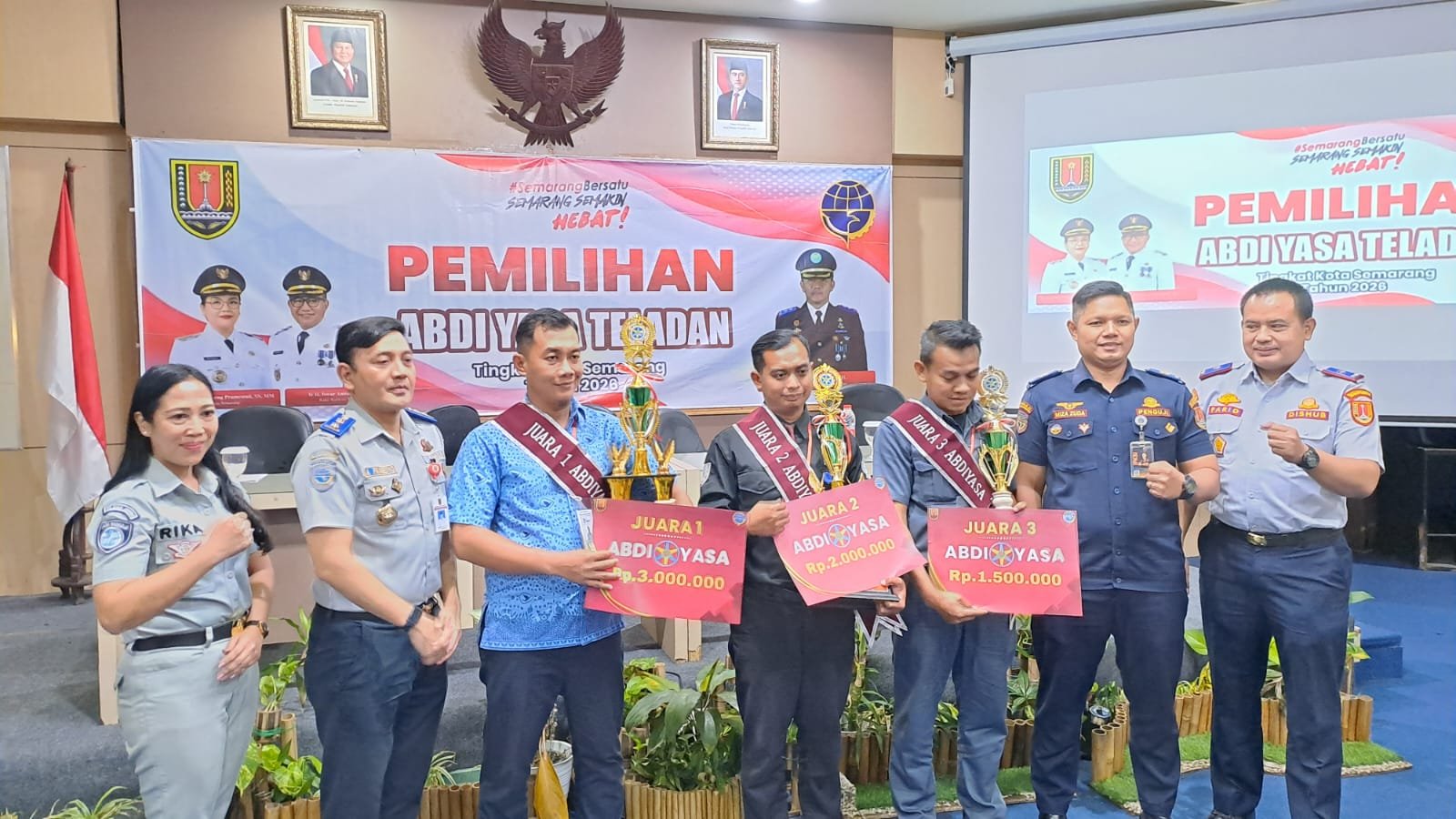 Jasa Raharja Menjadi Salah Satu Penguji Dalam Pemilihan Abdi Yasa Teladan Tingkat Kota Semarang Tahun 2026