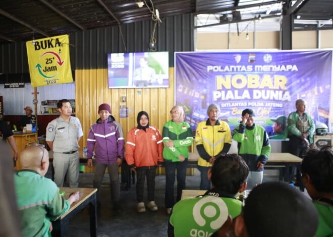 Melalui Kolaborasi Giat Polantas Menyapa, Ditlantas Polda Jawa Tengah dan Jasaraharja Tingkatkan Keselamatan Lalu Lintas Bagi Ojek Online
