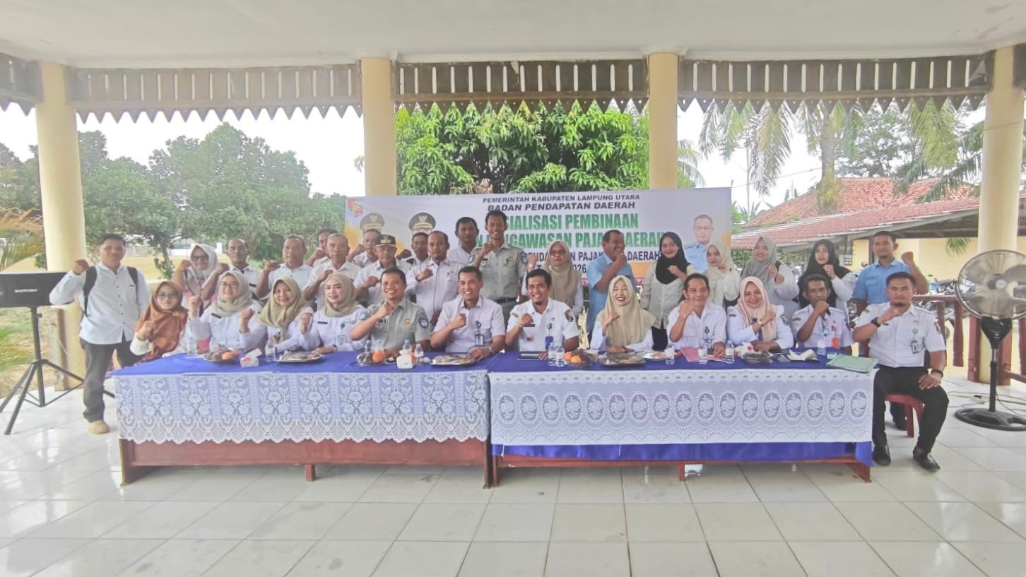 Jasa Raharja Kotabumi Bersama Tim Pembina Samsat Sosialisasikan Program Keringanan Pajak di Abung Semuli