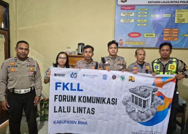 Perkuat Sinergi Keselamatan, Jasa Raharja Cabang Bima Laksanakan FKLL Kabupaten Bima
