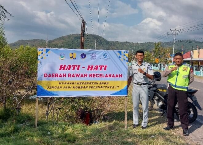 Jasa Raharja Cabang Sumbawa Hadirkan Edukasi Keselamatan Lalu Lintas di Beberapa Titik Strategis