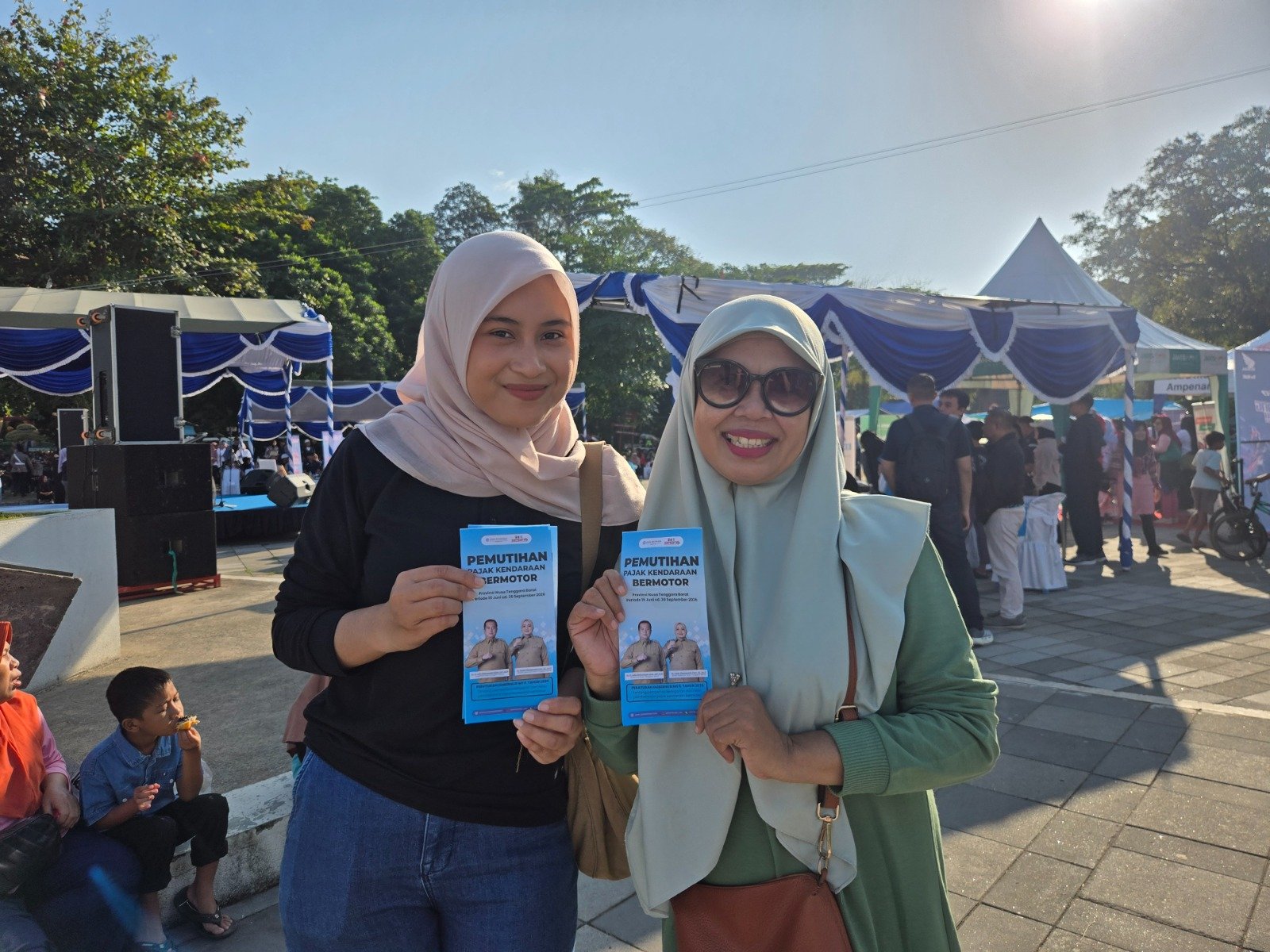 Jasa Raharja NTB Intensifkan Sosialisasi Pemutihan PKB kepada Masyarakat di Car Free Day