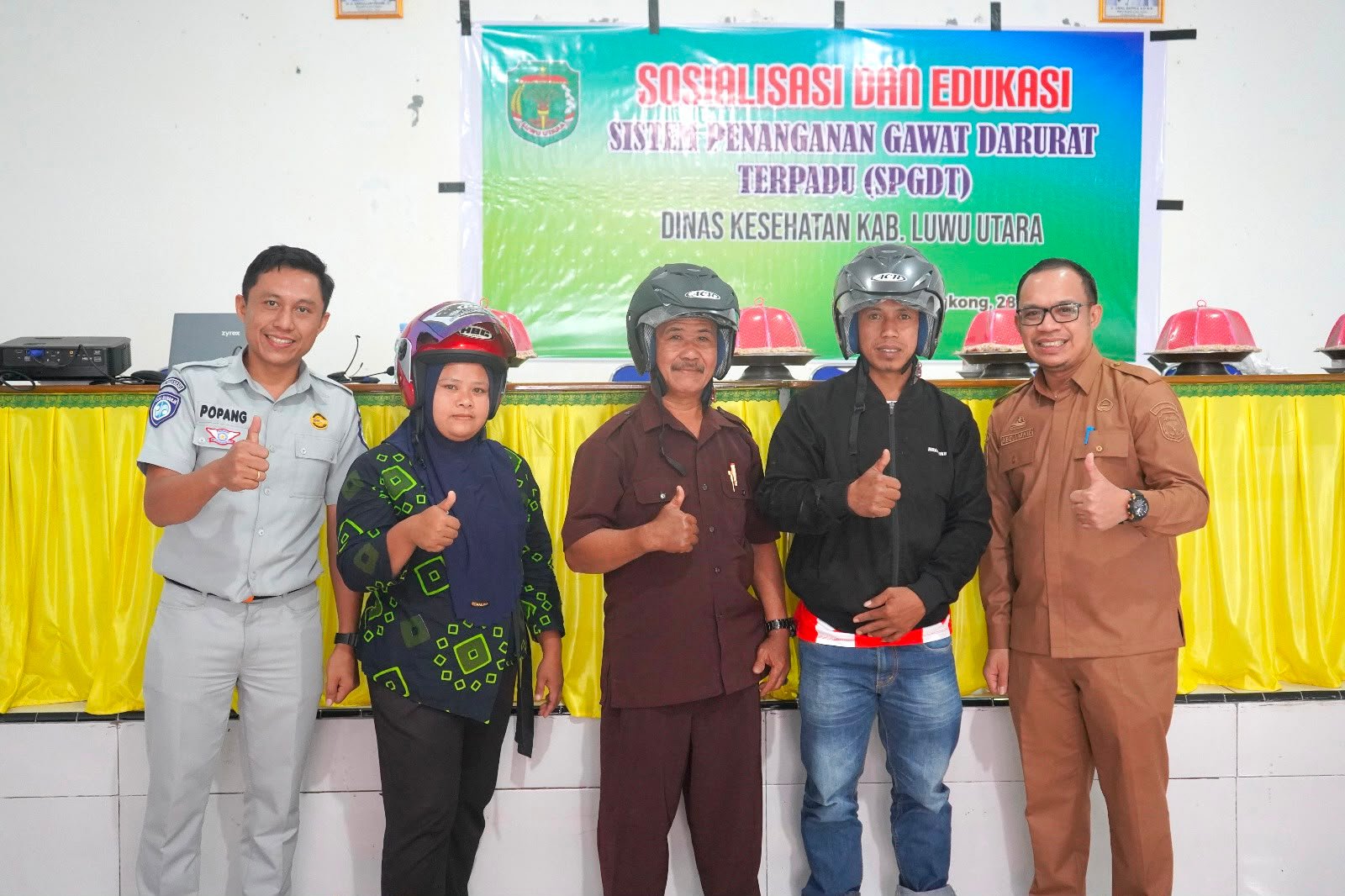 Perkuat Penanganan Gawat Darurat, Jasa Raharja Palopo Bersama Dinas Kesehatan Gelar Sosialisasi dan Edukasi SPGDT di Kab. Luwu Utara