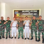 Jalin Silaturahmi Jasa Raharja Kalbar dan Pomdam XII/Tanjungpura Perkuat Budaya Tertib Berlalu Lintas