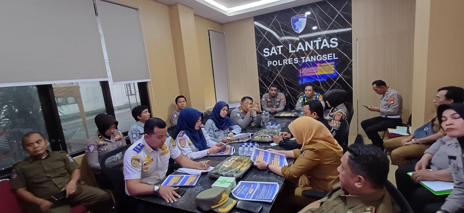 Upaya Kurangi Kecelakaan Lalu Lintas Jasa Raharja Koordinasi Program RSPA di Polres Tangsel
