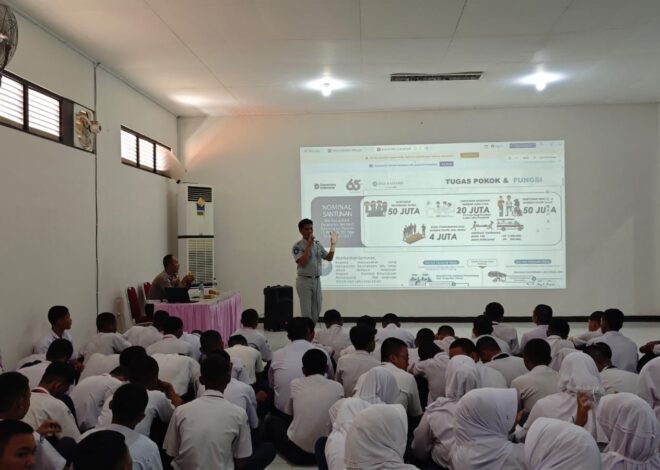Jasa Raharja Wangon Dukung Penguatan Budaya Keselamatan di SMK Dr. Soetomo Cilacap