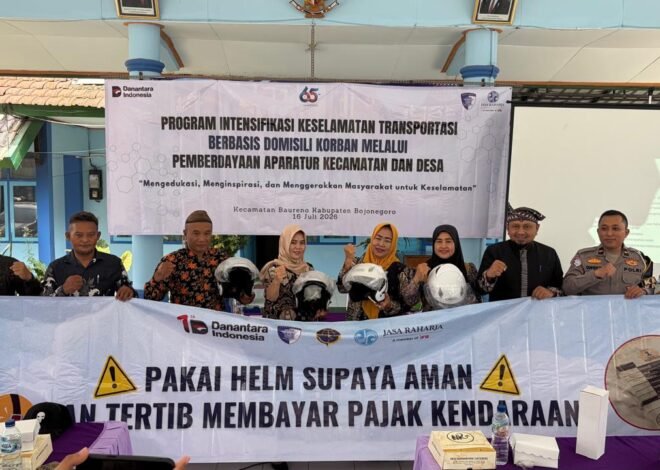 Jasa Raharja Tingkatkan Kesadaran Keselamatan Masyarakat Melalui Program Intensifikasi Keselamatan Transportasi di Kecamatan Baureno