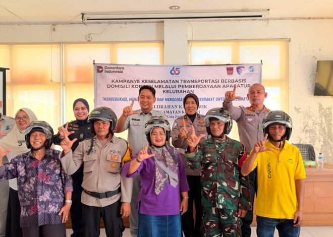 Jasa Raharja Sumbar Edukasi Keselamatan Berlalu Lintas dan PPGD kepada Aparatur Kelurahan di Kecamatan Kuranji