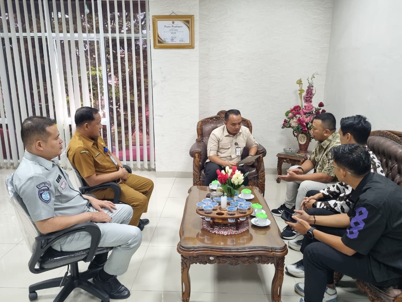 Jasa Raharja Sumbar Matangkan Program Service Gratis bagi Wajib Pajak Kendaraan Bersama Samsat Padang dan Hayati