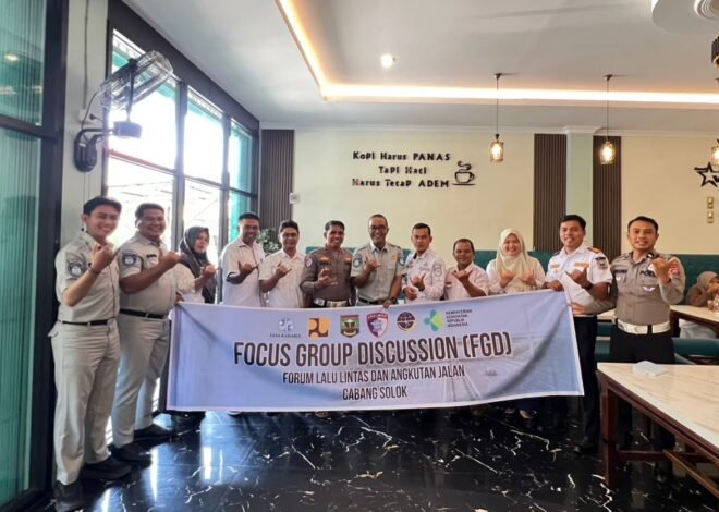 Jasa Raharja Sumbar Dorong Kolaborasi Lintas Sektor melalui FGD Forum Komunikasi Lalu Lintas Kabupaten Sijunjung