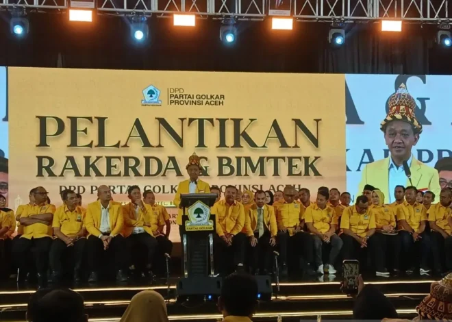 Bahlil Dorong Golkar Aceh Perkuat Organisasi dan Dukung Pembangunan Daerah