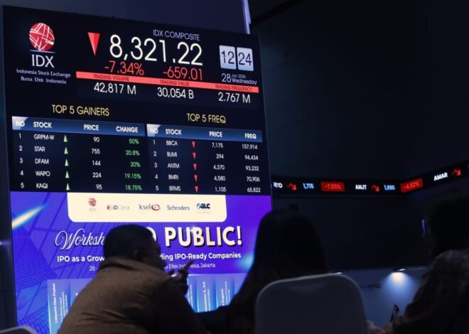 Pasar Saham Dibuka Lesu, IHSG Melemah ke Posisi 6.266