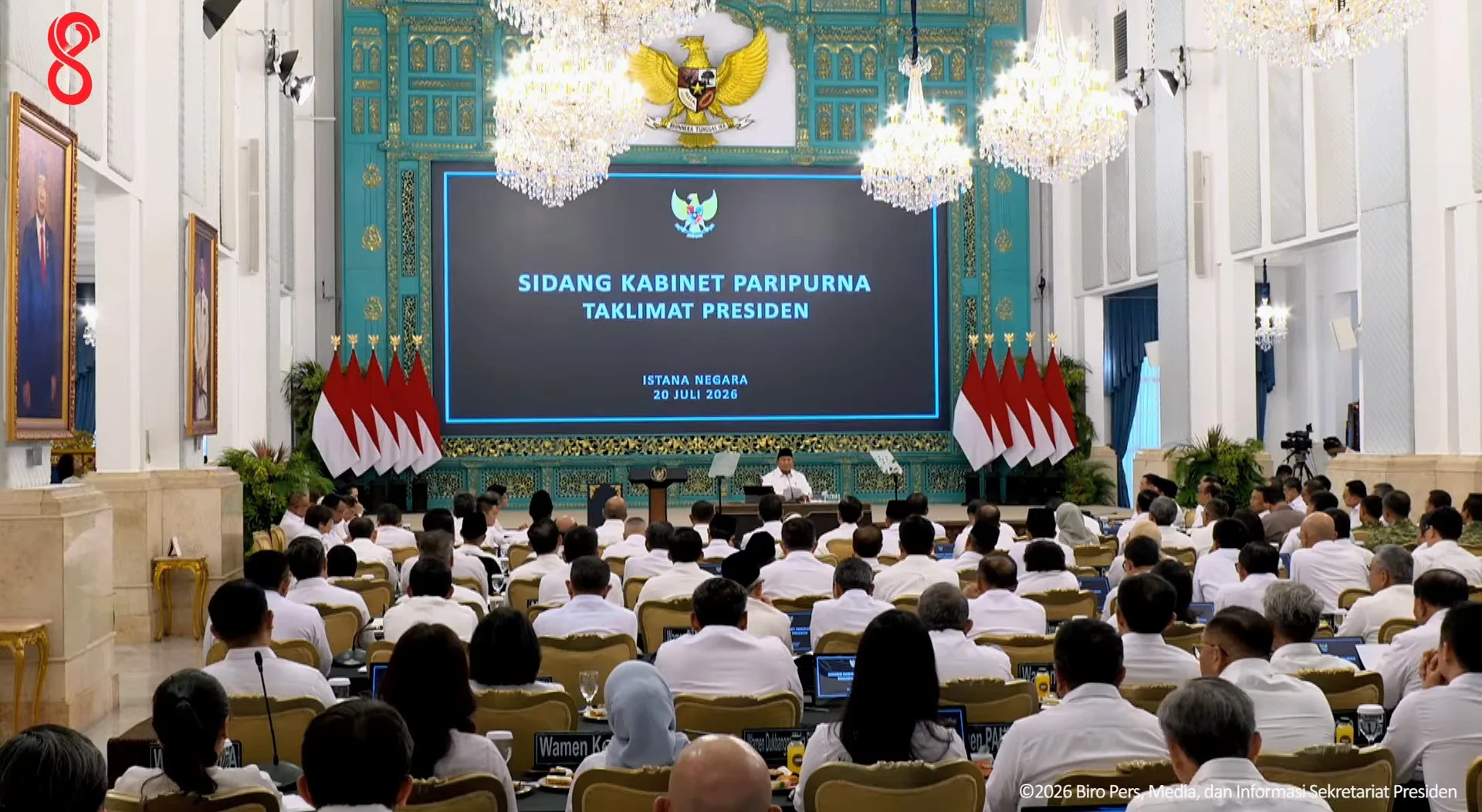 Jelang 17 Agustus, Prabowo Evaluasi Capaian Kabinet Merah Putih Lewat Sidang Paripurna