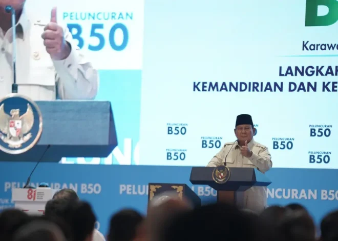 Indonesia Jadi Negara Pertama Terapkan B50, Prabowo Sebut Tonggak Kemandirian Energi