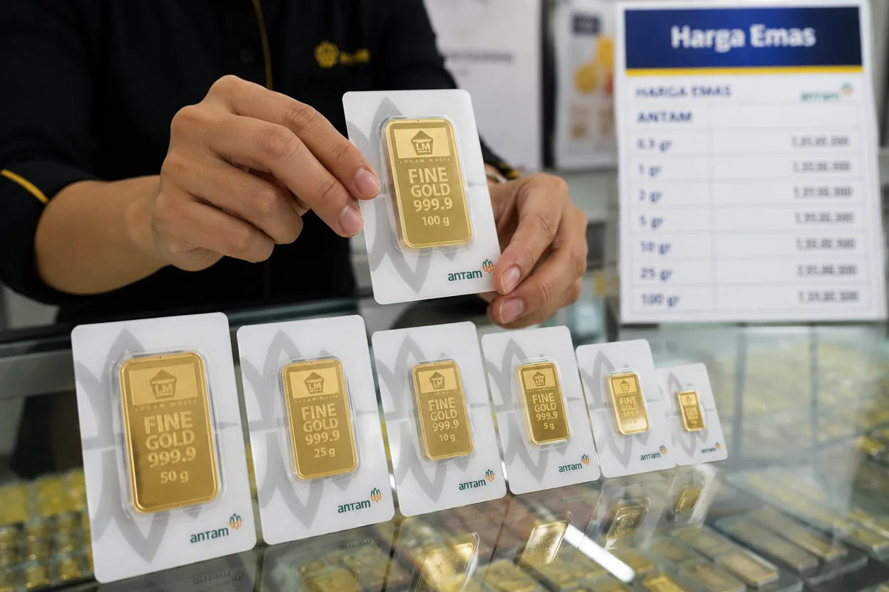Emas Antam Menguat, Harga per Gram Capai Rp2,64 Juta pada Kamis
