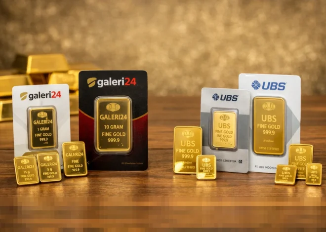 Daftar Lengkap Harga Emas Antam, UBS, dan Galeri24 di Pegadaian Jumat Ini