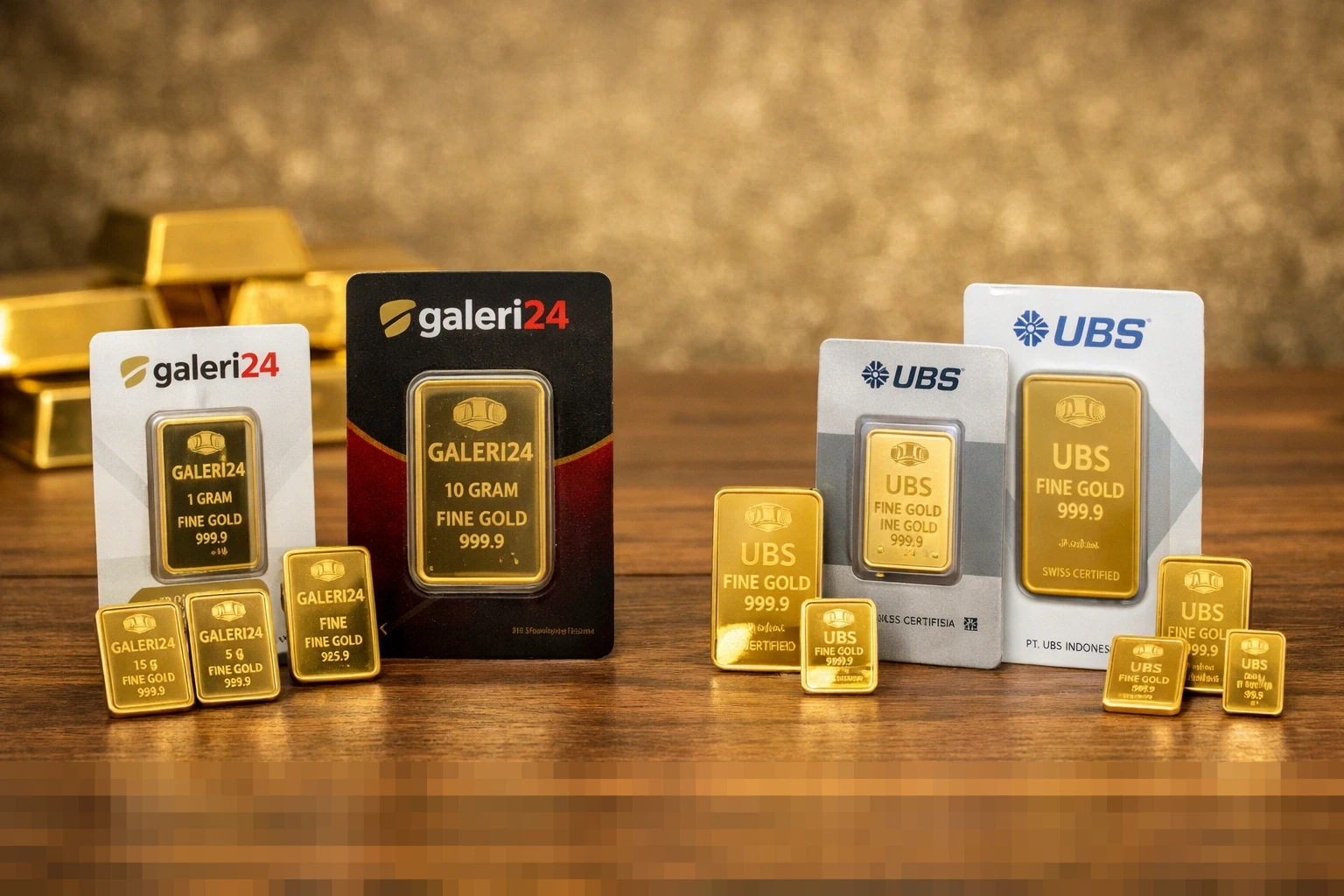Daftar Lengkap Harga Emas Antam, UBS, dan Galeri24 di Pegadaian Jumat Ini