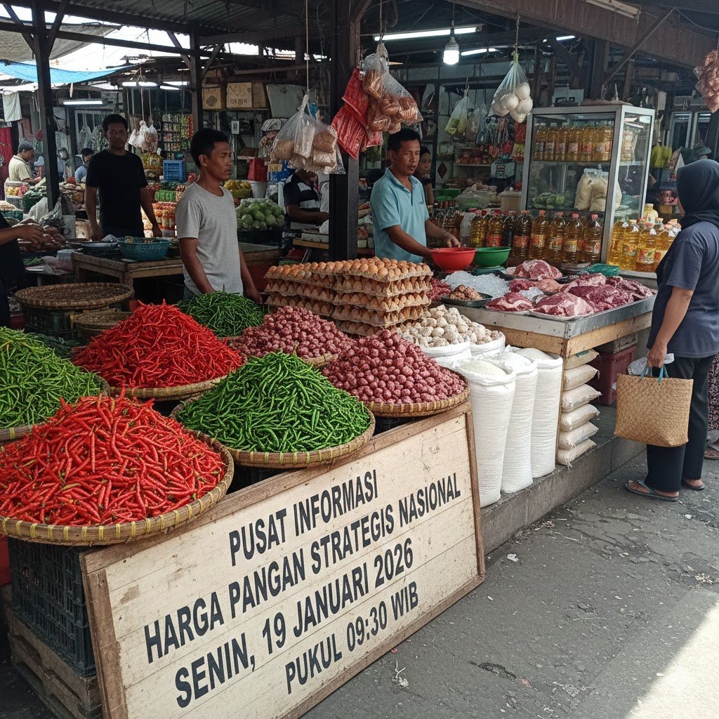 Harga Pangan Nasional Hari Ini, Cabai Rawit Masih di Atas Rp62 Ribu per Kg