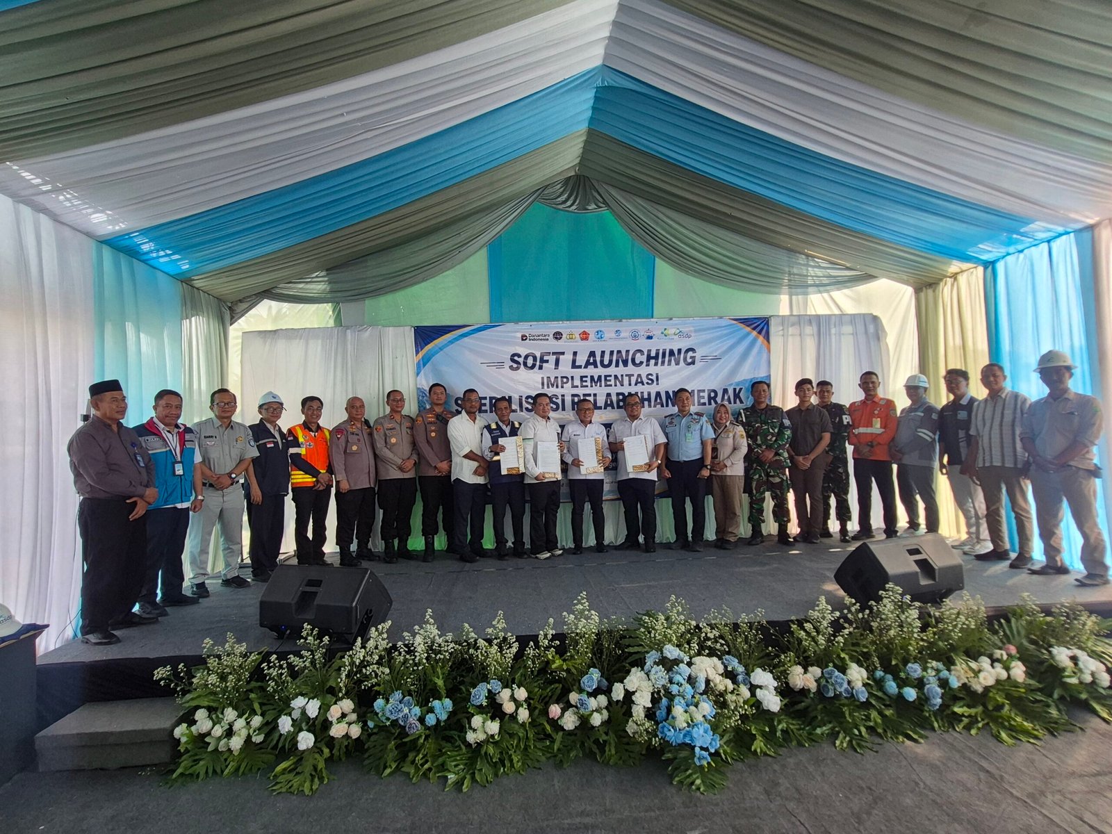 Tingkatkan Keamanan dan Keselamatan Penyeberangan, Jasa Raharja Banten Hadiri Peresmian Sterilisasi Pelabuhan Merak