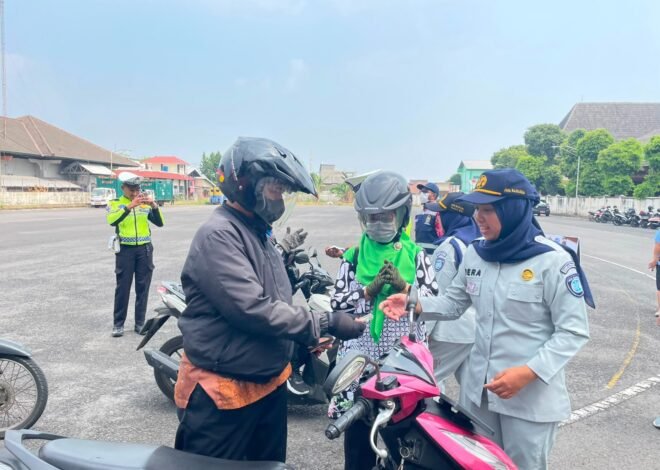 Tertib Administrasi Jadi Sasaran, Tim Pembina Samsat Lakukan Operasi Gabungan Gakum di Gor Amongrogo