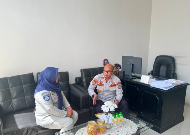 Jasa Raharja Cabang Tasikmalaya Perkuat Sinergi dengan Kabid Lalu Lintas Kabupaten Garut untuk Tingkatkan Keselamatan Berlalu Lintas