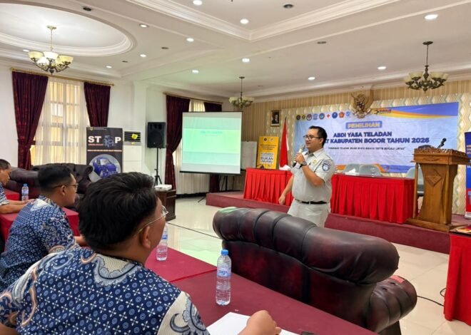 Jasa Raharja Berikan Edukasi Keselamatan Berlalu Lintas kepada Pengemudi dalam Abdi Yasa Teladan Kabupaten Bogor 2026