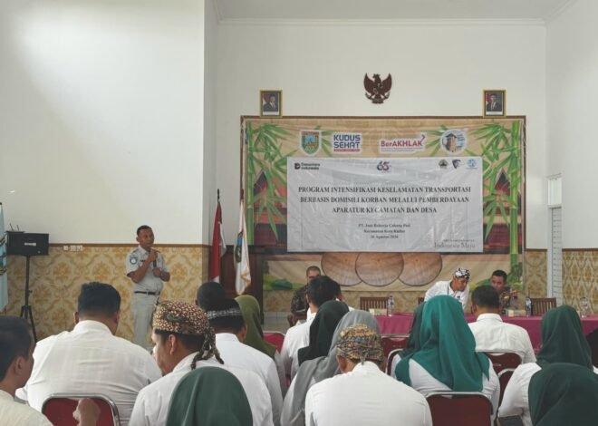 Jasa Raharja Cabang Pati Perkuat Agen Keselamatan Transportasi di Kecamatan Kota Kudus