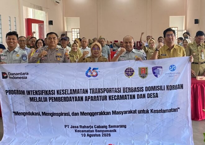 Jasa Raharja Bersama Polrestabes dan Dishub Semarang Gelar Intensifikasi Keselamatan Transportasi di Banyumanik