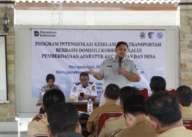 Jasa Raharja Dorong Aparatur Kecamatan dan Desa di Wangon Manjadi Agen Keselamatan Lalu Lintas