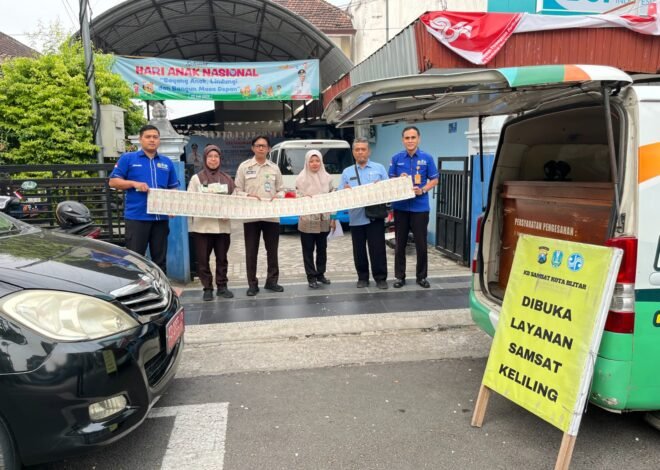 Samsat Blitar Kota Gelar Layanan Samsat Kunjung Instansi di Kantor Dinas DP2KB.