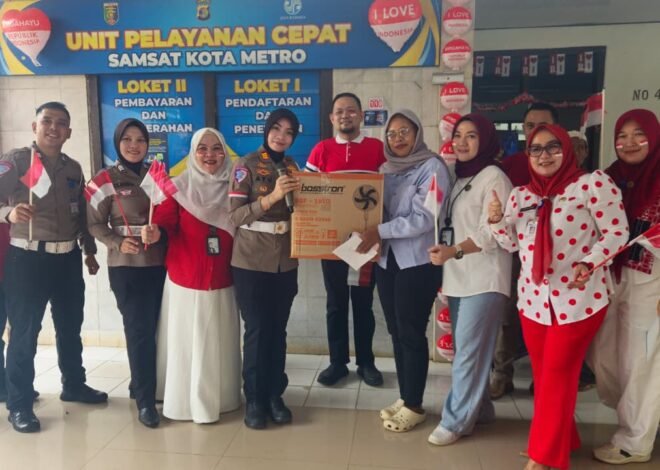Tim Pembina Samsat Metro Gelar Jumat Berkah, Perkuat Engagement dengan Wajib Pajak