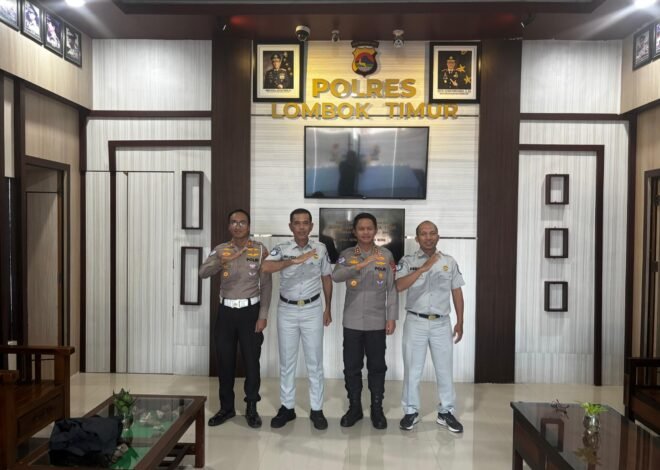 Perkuat Kolaborasi Keselamatan Lalu Lintas, Jasa Raharja NTB Audiensi ke Kapolres Lombok Timur