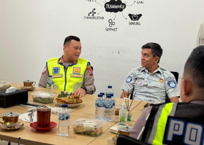 Perkuat Sinergitas Keselamatan Lalu Lintas, Jasa Raharja dan Satlantas Polres Pematangsiantar Gelar Forum Komunikasi