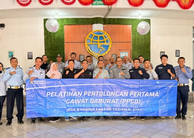 Jasa Raharja Gelar Pelatihan Pertolongan Pertama Gawat Darurat di Terminal Tipe A Indihiang