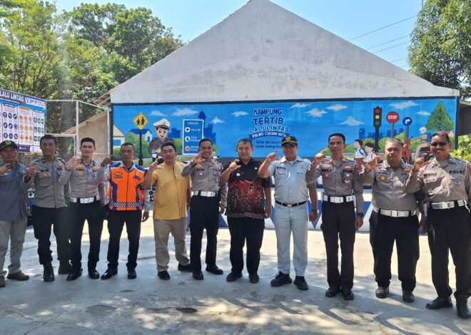 Tingkatkan Tertib Berlalu Lintas, PT Jasa Raharja (Persero) Cabang Cirebon Bersama Polres Cirebon Kota Dan Polres Kuningan Wujudkan Kampung Tertib Lalu Lintas