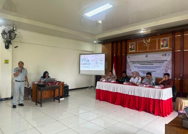 Jasa Raharja Surakarta Ajak 70 Aparatur Desa di Kecamatan Kedawung Jadi Pelopor Keselamatan Berlalu Lintas