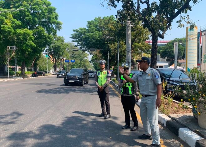 Jasa Raharja Surakarta Tinjau Titik Rawan Laka Bersama Satlantas Polresta Surakarta