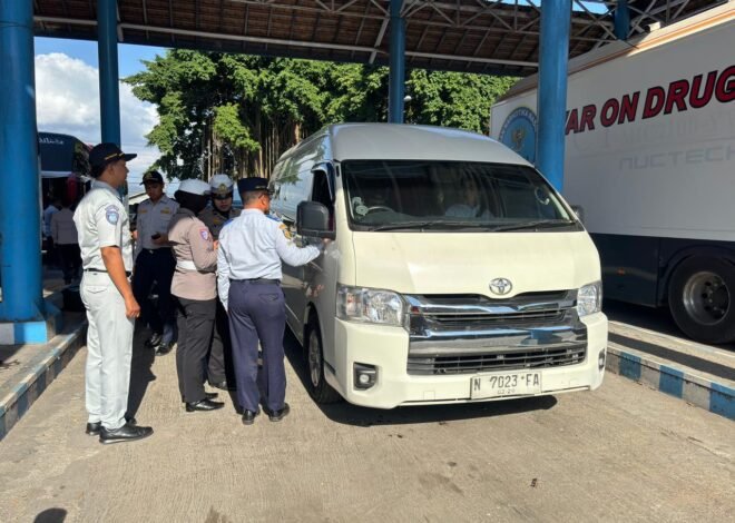 Rampcheck di Terminal Kalipuro, Sinergi Stakeholder Perkuat Keselamatan Angkutan Umum