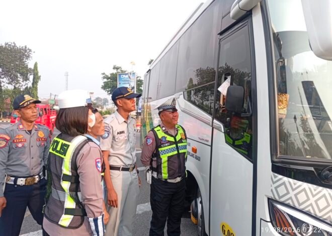Jasa Raharja Bersama Tim Gabungan Gelar Opsgab di Kotabumi, Dorong Kepatuhan Berlalu Lintas dan Pajak Kendaraan